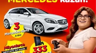 NESCAFÉ 3'ü1 Arada, 3 Kişiye Mercedes-Benz A 180 Kazandırdı