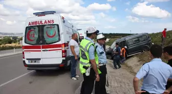 Tekirdağ'da Minibüs Devrildi : 5 Yaralı