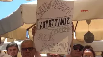 Alaçatı'da, 'Diyanet'e Dükkan Devri' Tepkisi