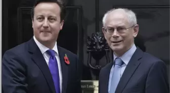 Cameron, Van Rompuy ile Görüştü