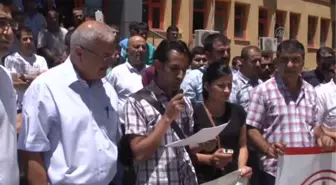 Doktora darp iddiası - sağlık çalışanlarının protestosu -