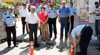 Kumluca'da 'Yaya ve Engelli' Öncelikli Trafik Çalışması