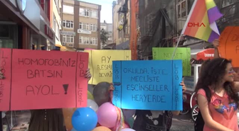 Samsun'da 'Direniyoruz Ayol' Eylemi