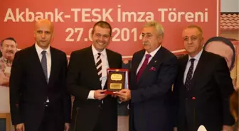 Akbank Ve Tesk 1.6 Milyon Esnaf İçin Güçlerini Birleştirdi