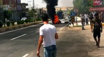 Nusaybin ve Derik'te Elektrik Kesintilerine Tepki (2)