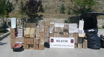 Bozüyük'te Kaçak Sigara Operasyonu