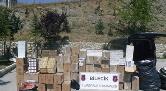 Bozüyük'te Kaçak Sigara Operasyonu