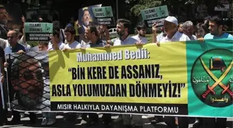 Fatih'te Mısır Darbesinin 1. Yıl Dönümü Protesto Edildi