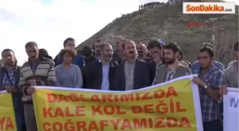 Tunceli 1 Kalekol Protestosuna Jandarma Müdahale Etti, 3 Yaralı