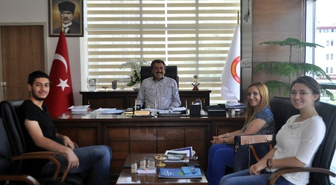 Üniversite Öğrencilerinden Başkan Kale'ye Ziyaret