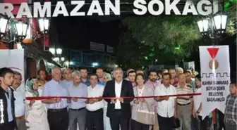 Elbistan'da Ramazan Sokağı Açıldı