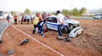 Tır Polis Otosuna Çarptı: 1 Polis Şehit, 1 Polis Ağır Yaralı