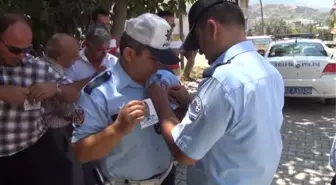 Tırın polis aracına çarpması - Şehit polis memuru Sert için tören düzenlendi -