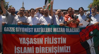 Diyarbakır'da İsrail Protestosu