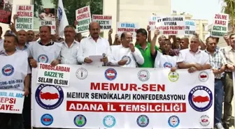 İsrail'in Gazze Saldırısı Protesto Edildi