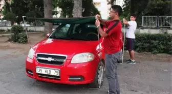 Ödemiş'te Otomobiline Gözü Gibi Bakıyor