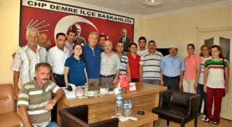 Deniz Baykal'dan Yeni Başkan Sarıoğlu'na Kutlama Ziyareti