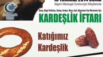 Agd Mazlumlar İçin Kardeşlik İftarı Düzenliyor