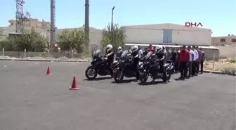 Şanlıurfa'da Polislere Motosiklet Sürüş Eğitimi