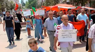 İsrail'in Gazze Saldırıları Akyazı'da Protesto Edildi