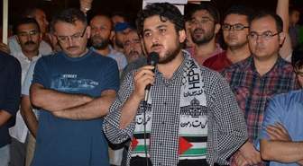 Karaman'da Gazze Saldırıları Protesto Edildi