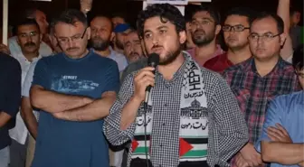 Karaman'da Gazze Saldırıları Protesto Edildi