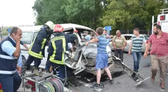Çorlu'da Trafik Kazası: 4 Yaralı