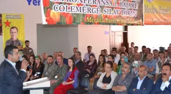 Hakkari Kent Meclisi 1. Konferansı Başladı