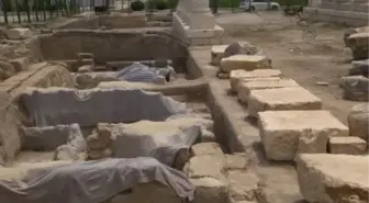 Soli Pompeipolis Antik Kenti'ndeki kazı çalışmaları -