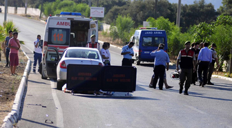 Bodrum'da Otomobille Motosiklet Çarpıştı: 1 Ölü