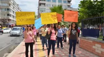 Bafra'da Öğrenciler Sokağa Döküldü