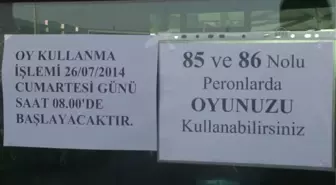 İstanbul Atatürk Havalimanı'nda Oy Verme İşlemi Başladı