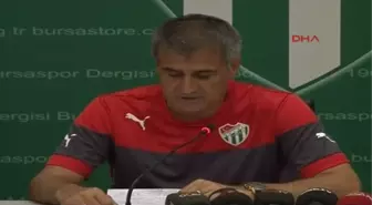 Bursaspor Teknik Direktörü Şenol Güneş Kalite ve Beceride Sıkıntımız Var