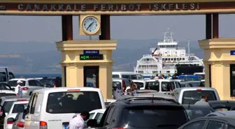 Çanakkale'de Bayram Tatili Yoğunluğu