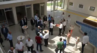 Fatsa Protokolü Havuz Başında Bayramlaştı