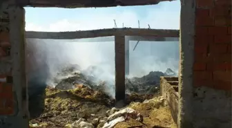 Kastamonu'da Samanlık Yangını