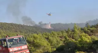 Orman Yangını Tatilcileri Korkuttu