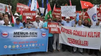 İsrail'in Gazze Saldırılarının Protesto Edilmesi