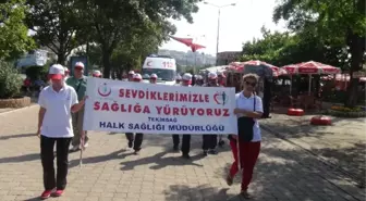 Tekirdağ'da Sağlıklı Yaşam Yürüyüşü