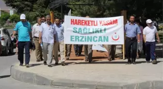 Erzincan Sağlıklı Yaşam İçin Yürüyor