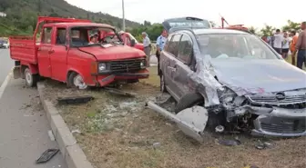 Giresun'da Trafik Kazası: 7 Yaralı