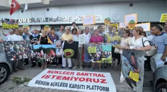 Mersin'de Çevrecilerden Nükleer Santral Protestosu