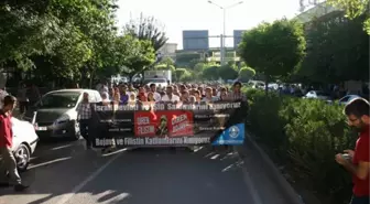 Siirt'te İsrail ve Işid Protesto Edildi