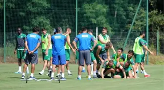 Bursaspor'da Holmen İlk Antrenmanında