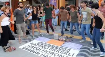 Samsun'da Müftüsü'ne Horon Protestosu