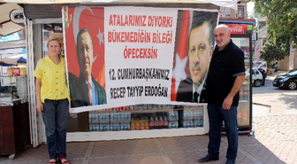 CHP'ye Pankartlı Gönderme