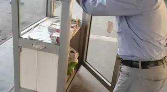 Hırsızlar Felçli Sigaracıya Acımadı