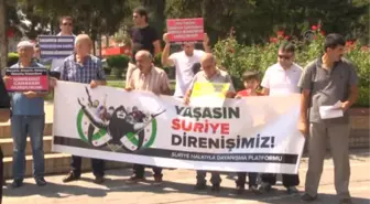 Özgür-Der Suriyelilere Yönelik Saldırıları Protesto Etti