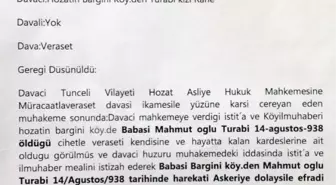 Tunceli'de Maheme 1938'de 24 Kişinin Kurşuna Dizilerek Öldürüldüğünü Tespit Etmiş