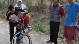 Ayağını Fren Yapınca Sakat Kalma Tehlikesi Geçirdi